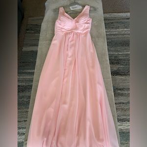 Pink long elegant dress
